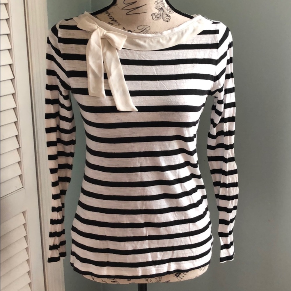 Loft Small Petite Long Sleeve with Bow